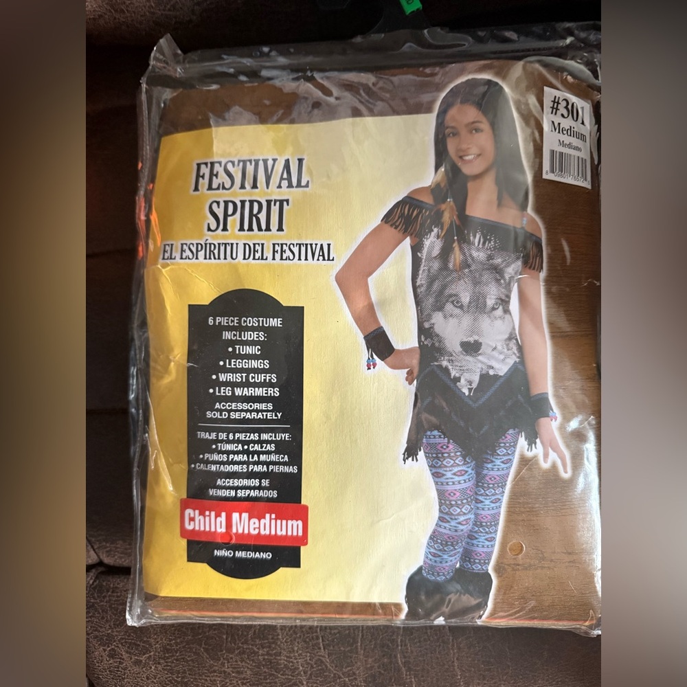 Amscan Festival Spirit Costume - Brown and Black